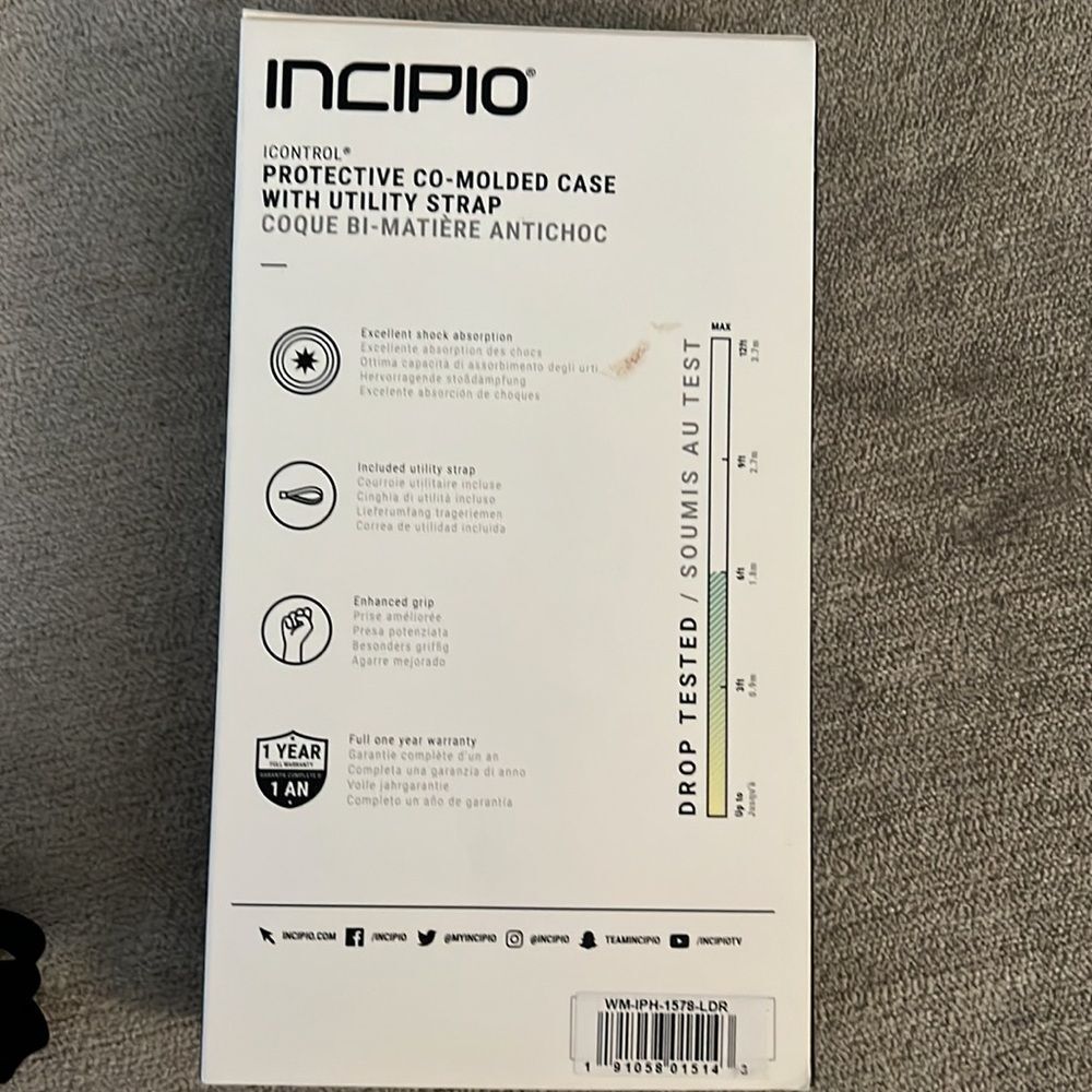 Incipio purple lavender iPhone 6 and 7 6S plus protective case w/ Utility strap - Picture 6 of 10